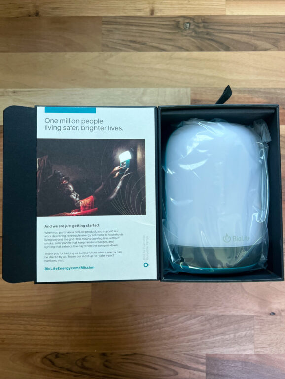  Biolite AlpenGlow 500 Lantern Packaging